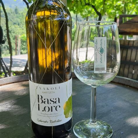 Txakoli Basa Lore Winery In Basque Country