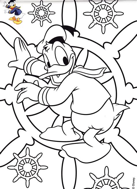 Walt Disney Coloring Pages Donald Duck Walt Disney Characters Photo