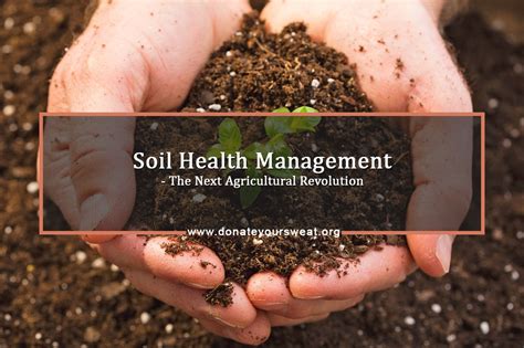 Soil Health Management The Next Agricultural Revolution Donate Your