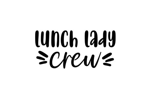 Lunch Lady Crew Graphic By Thesmallhouseshop · Creative Fabrica Crew
