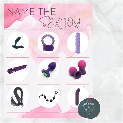 Bachelorette Name The Sex Toy Party Activity Etsy