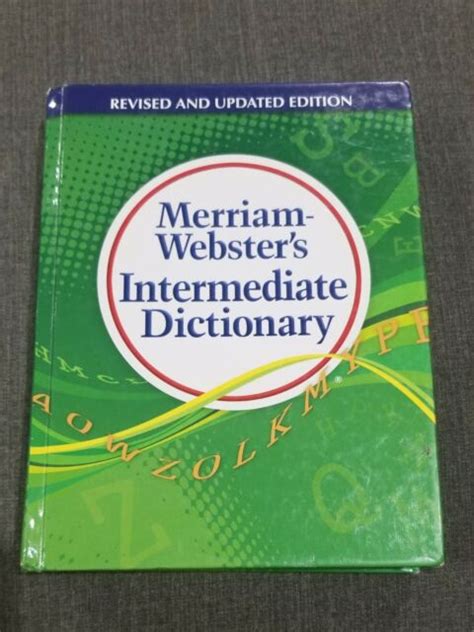 Merriam Websters Intermediate Dictionary Ebay