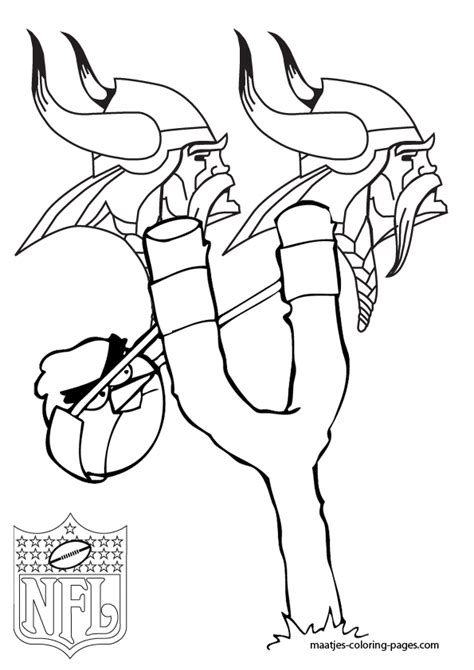 25 creative picture of football helmet coloring page football. Minnesota Vikings - Angry Birds - Coloring Pages