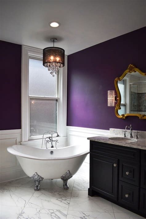 Youngmenheaven Purple And Grey Bathroom Decor Ideas