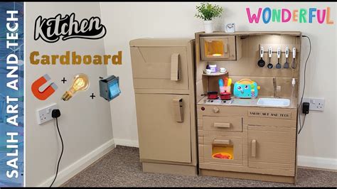 Cardboard Kitchen For Kids Diy Kitchen Set How To Make Kitchen