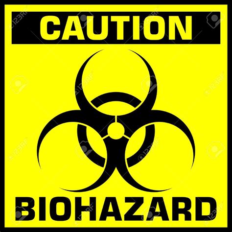Yellow Bio Hazard Sign Clip Art Library