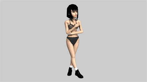 Sexy Woman Rigged And Animated D Model D Model Ma Obj