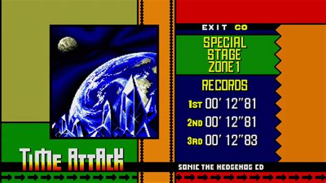 Sonic Cd Xbox 360 Special Stage 1 012”680 Former Wr Youtube