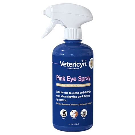 Vetericyn Plus Pink Eye Spray 16 Oz