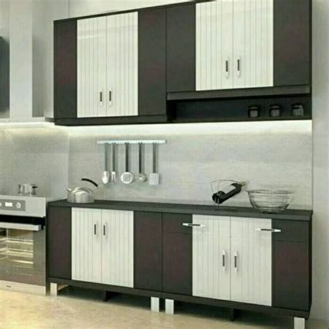 Paket RAk dapur atau lemari kitchen set atas 4 pintu dan kitchen set