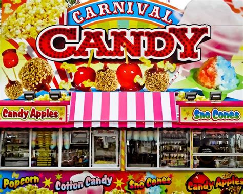 Carnival Cotton Candy Food Vendor Fine Art Print Or Canvas Etsy