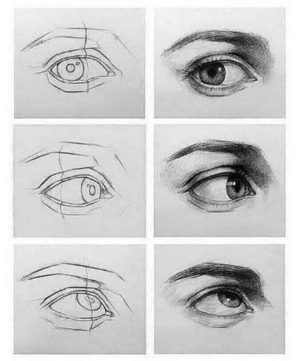 Dibujos De Ojos Realista A Lapiz En 6 Pasos How To Draw Eye Drawing Porn Sex Picture