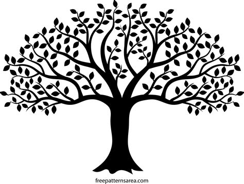 Black Tree Silhouette Png Free Png Image