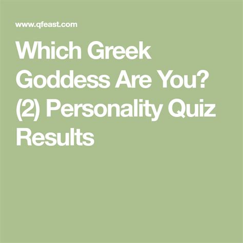 Which Greek Goddess Are You 2 Greek Goddess Goddess Greek
