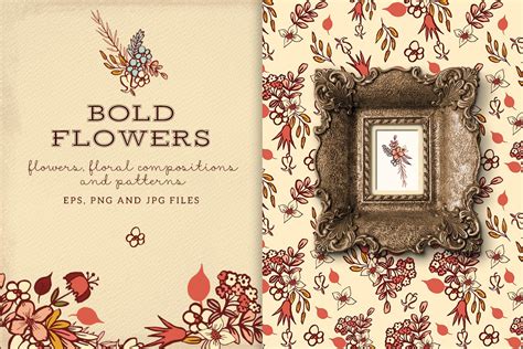 Bold Flowers ~ Illustrations ~ Creative Market