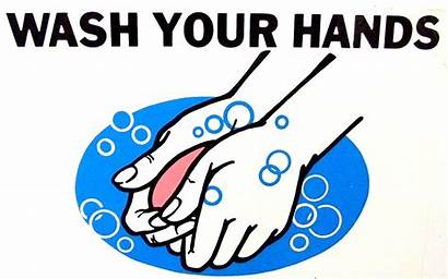 Washing Wash Hands Sign Children Handwash Hand