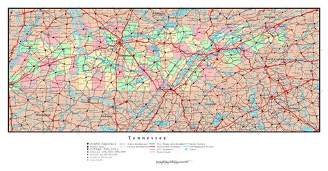 Tn County Map With Roads