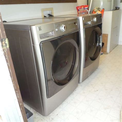 Lot 4 Kenmore Elite Front Load Washer And Dryer Electric Norcal