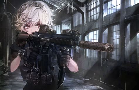 デスクトップ壁紙 コウ アニメの女の子 銃を持つ女の子 イザヨイ・サクヤ 東方 白髪 2048x1325 Yuyu