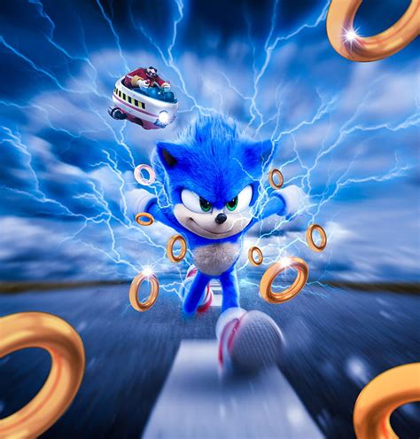 Sonic The Hedgehog Anime Cartoon Dr Eggman Fast Fastest Kids