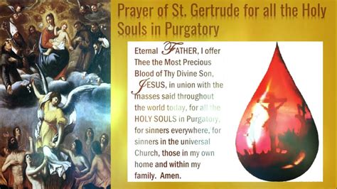 Prayer Of St Gertrude For All The Holy Souls In Purgatory 10000