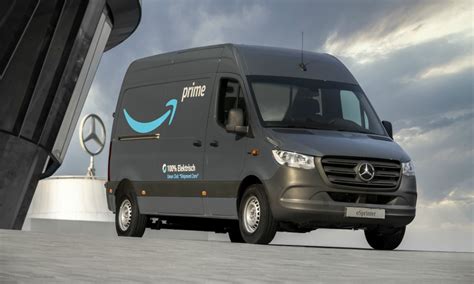 Amazon Orders 1800 Mercedes Electric Vans For Europe Deliveries
