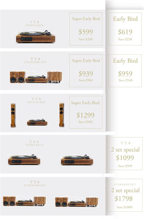 Tt8 The Best Wooden Multi Functional Turntable By Minfort — Kickstarter