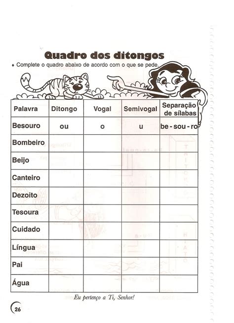 Aprende Brincando Português Ditongos