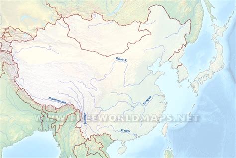 30 Rivers Of Asia Map Map Online Source