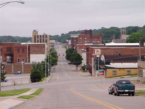 Dsc04182e1 Ottumwa Iowadowntown Looking West From In F Flickr
