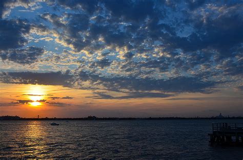 Sunset Rockaway Point Pier Photograph By Maureen E Ritter Fine Art