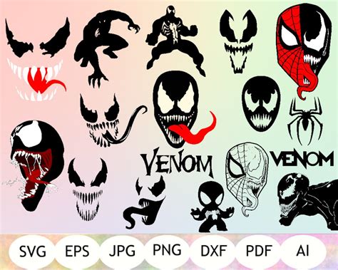 Venom SVG Venom Cut File Venom Clipart Spiderman SVG | Etsy