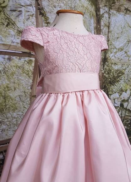 Vestido Infantil Festa Damina Rosa Luxo Elo7 Produtos Especiais