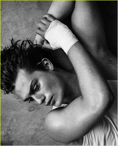Nicholas Galitzine Plays With Knives In Hot Photo Shoot Photo Photos Just Jared