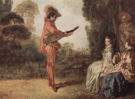 The Seducer Antoine Watteau Encyclopedia Of Visual Arts