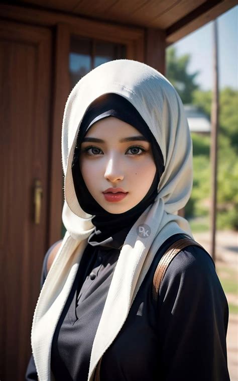 Hijab Muslims Beautiful Girl Fashion Model AI Hijab Muslims Dress Mosque Modern Muslims