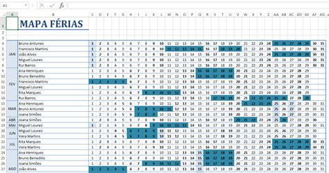 Mapa Ferias Excel Template Calendar Imagesee