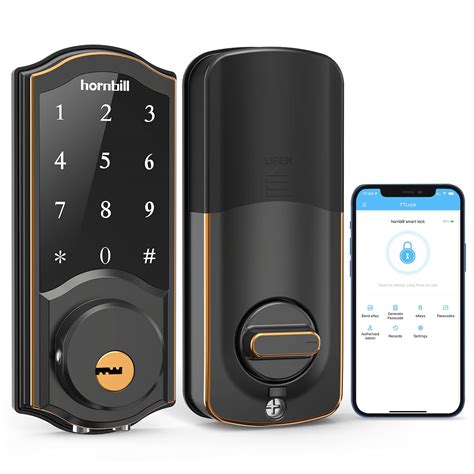 Buy Smart Lock Deadbolt Hornbill Digital Keyless Entry Door Lock With