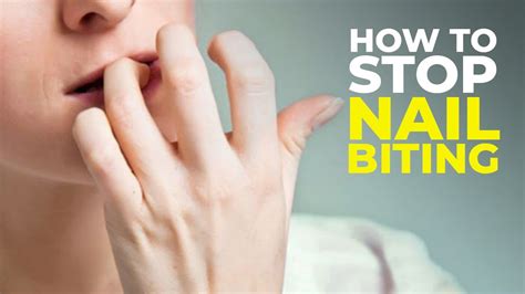 How To Stop Biting Your Nails Health Care Hacks Youtube