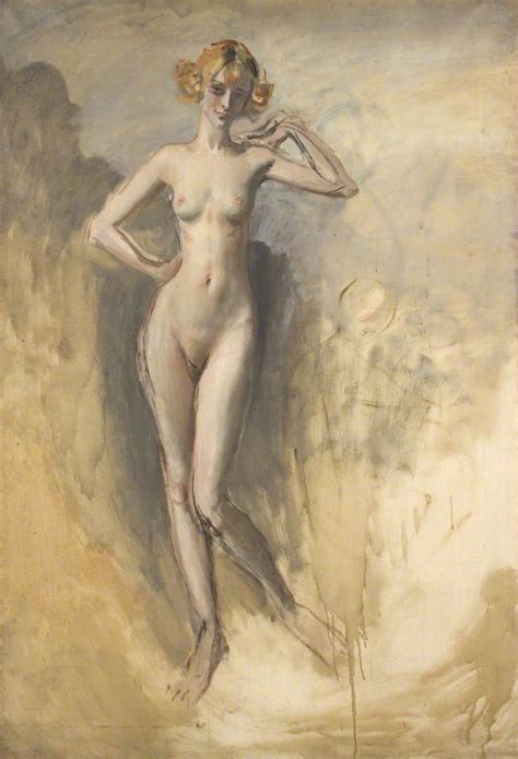 Eileen Hawthorne Desnudo Femenino 1930 De Augustus Edwin John 1878