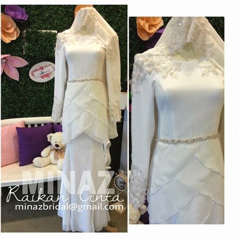 Pin By Ummi Naeim On Baju Nikah Ideas Nikah Dress Wedding Dresses