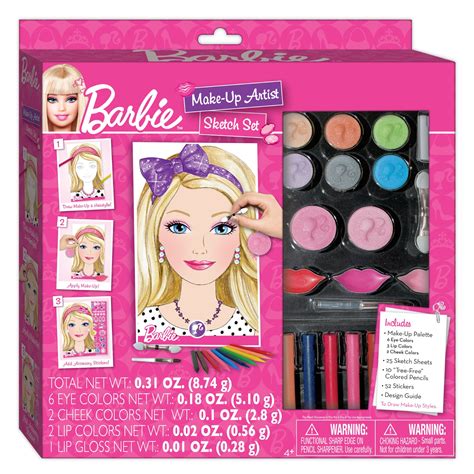 Barbie ® Make-Up Artist Sketch Set - Toys & Games - Arts ...