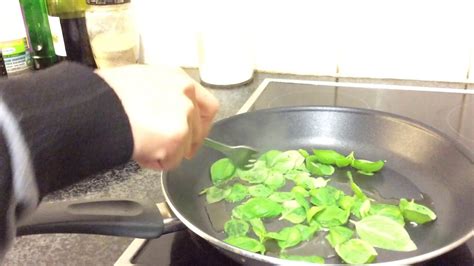 How To Fry Basil Leaves Youtube