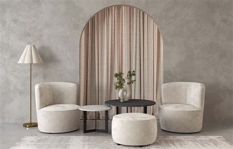 Matis Group Armchair And Tabouret Vanilica