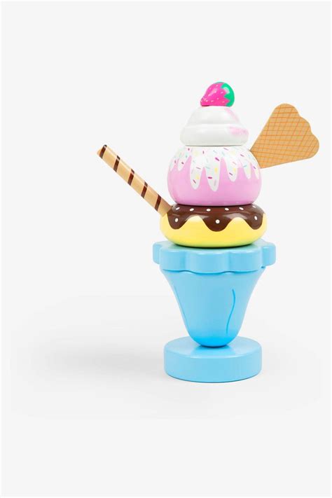 Buy Jojo Maman Bébé Wooden Ice Cream Stacking Toy From The Next Uk