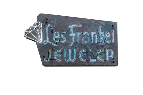 Les Frankel Jeweler Neon Sign Double Sided Passion For The Drive