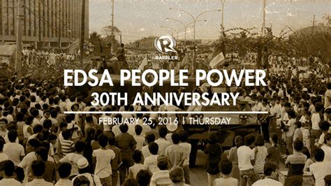 The people were certainly outraged and staged many uprisings. WATCH: People Power Revolution Anniversary #EDSA30