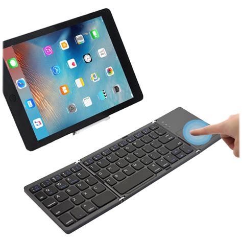 Morningsave Foldable Bluetooth Wireless Touch Keyboard