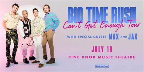Big Time Rush Announces Pine Knob Music Theatre Performace As Part Of