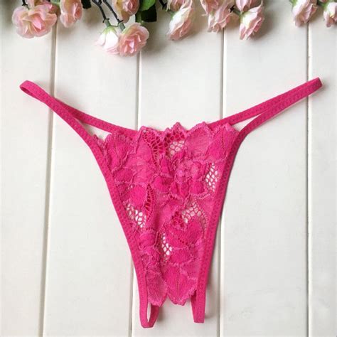 Buy Best And Latest Gender Women Girl Sexy Lingerie Low Rise Lace Floral G String Thongs T Back
